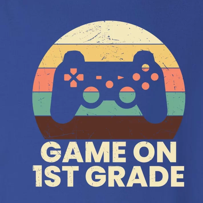 Game On First Grade Video Gamer Cute 1St Grade Funny Gift Toddler Long Sleeve Shirt