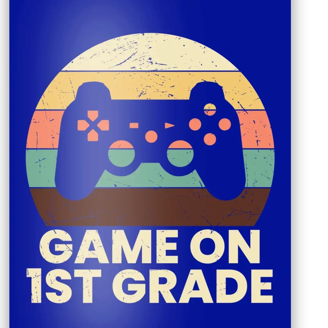 Game On First Grade Teacher Squad Back To School Gamer Gift Poster