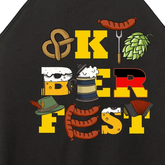 German Oktoberfest Funny Oktoberfest Costume Oktoberfest Women’s Perfect Tri Rocker Tank