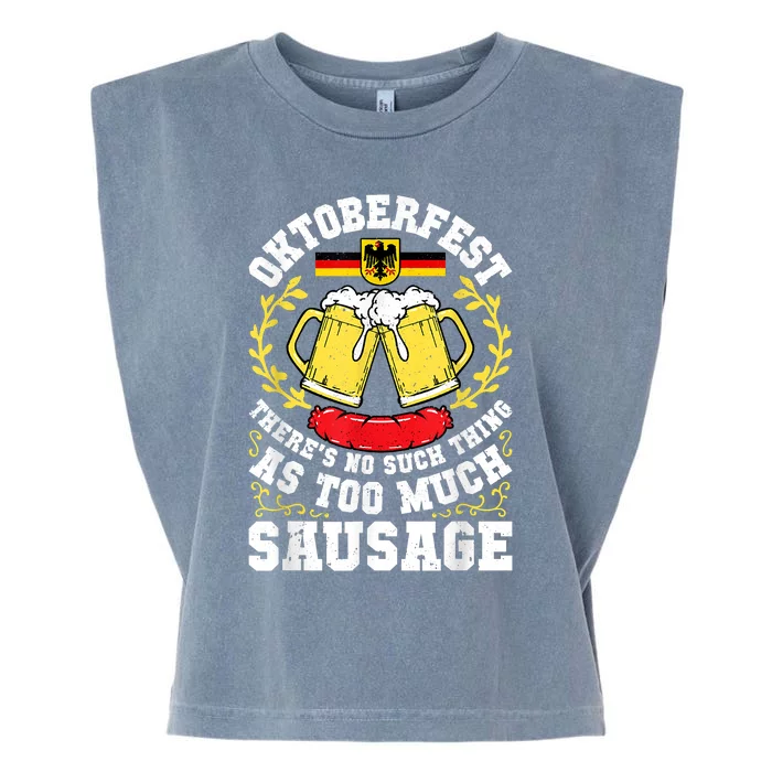 German Oktoberfest Funny Octoberfest Party Women Germany Garment-Dyed Women's Muscle Tee