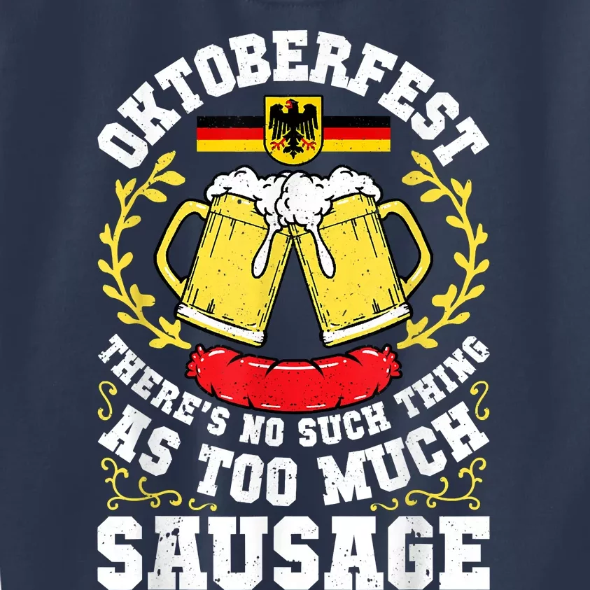 German Oktoberfest Funny Octoberfest Party Women Germany Kids Sweatshirt