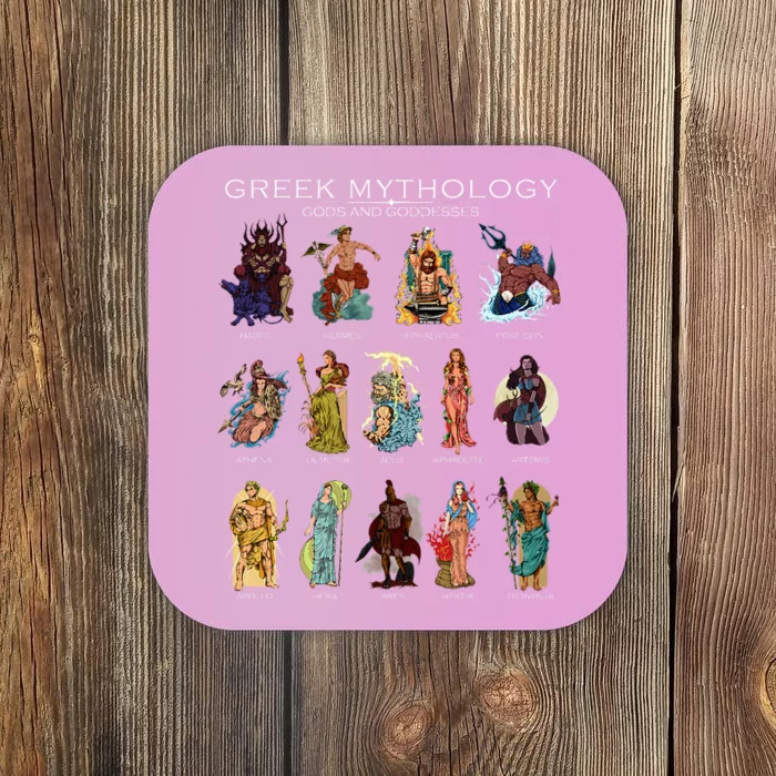 Gods Of Greek Mythology Coaster