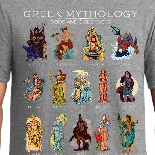 Gods Of Greek Mythology Pajama Set