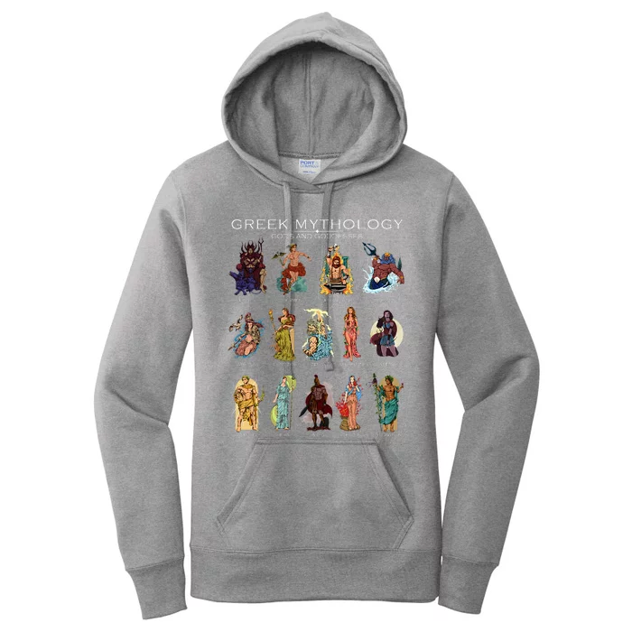 Gods Of Greek Mythology Women's Pullover Hoodie