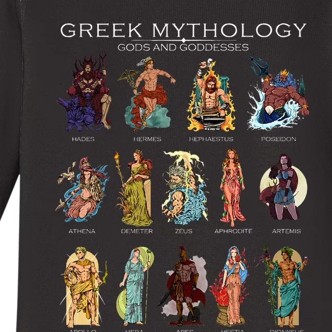 Gods Of Greek Mythology Baby Long Sleeve Bodysuit