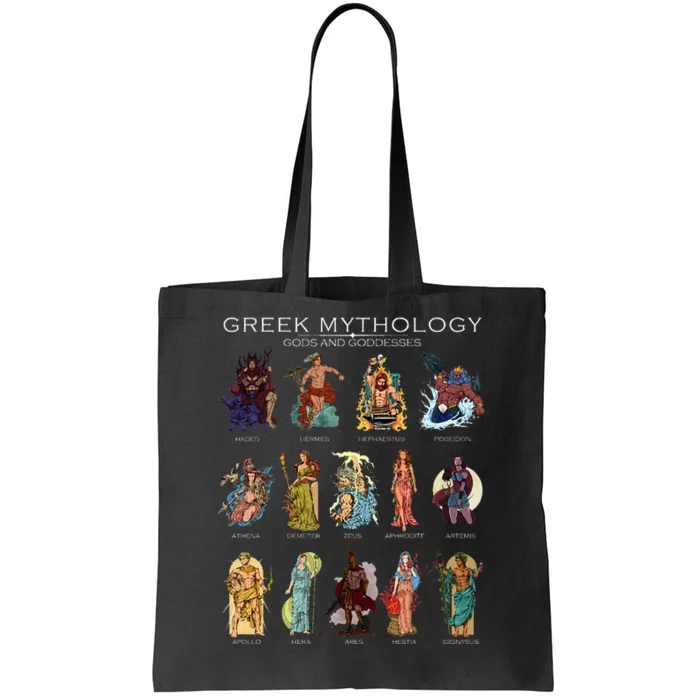 Gods Of Greek Mythology Tote Bag