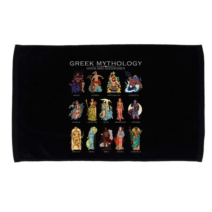 Gods Of Greek Mythology Microfiber Hand Towel