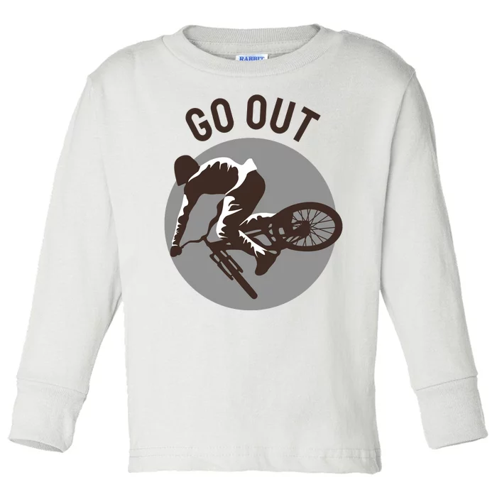 Go Out Toddler Long Sleeve Shirt