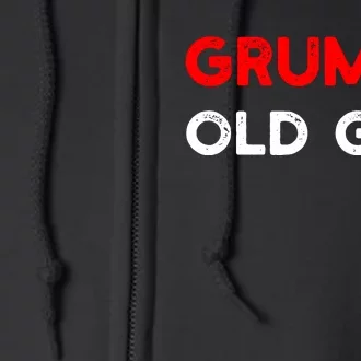 Grumpy Old Guy Full Zip Hoodie