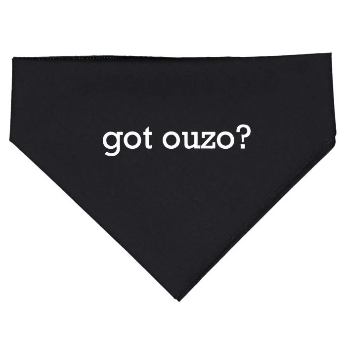 Got Ouzo Greek Drink USA-Made Doggie Bandana