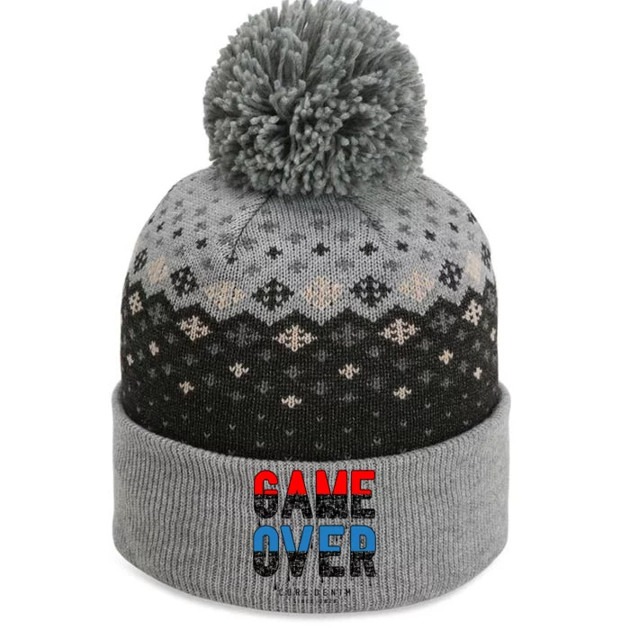 Game Over The Baniff Cuffed Pom Beanie