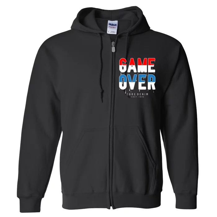 Game Over Full Zip Hoodie