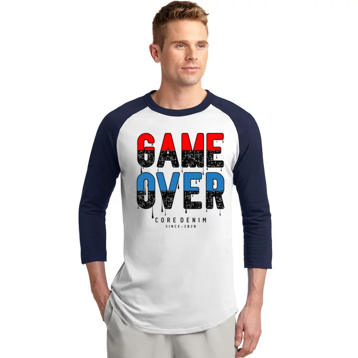 Game Over Baseball Sleeve Shirt