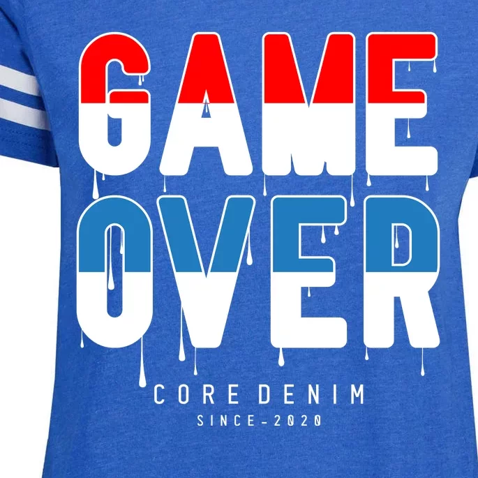 Game Over Enza Ladies Jersey Football T-Shirt