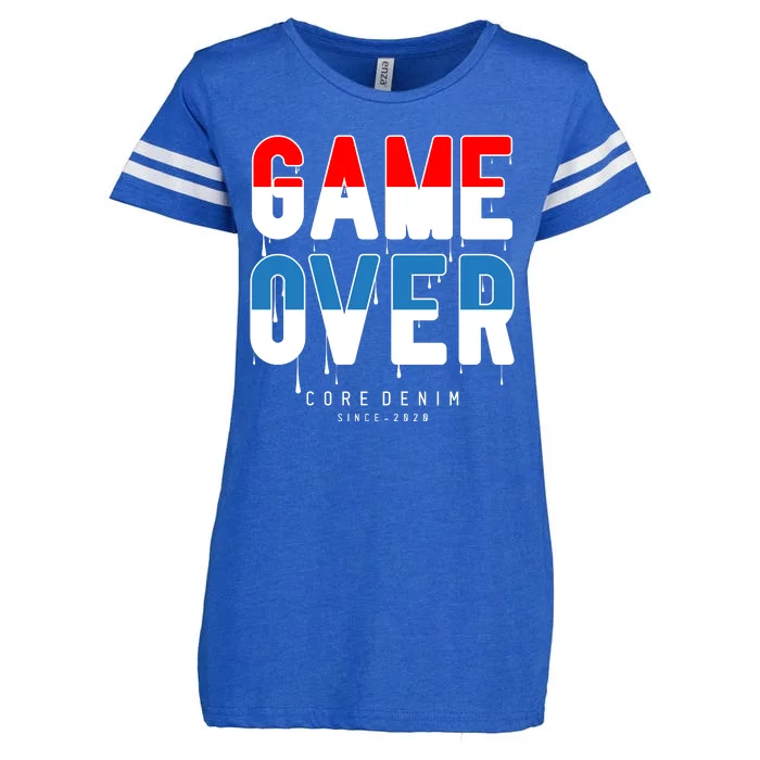 Game Over Enza Ladies Jersey Football T-Shirt