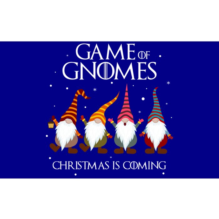 Game Of Gnomes Christmas Is Coming Funny Three Gnomes Xmas Gift Bumper Sticker