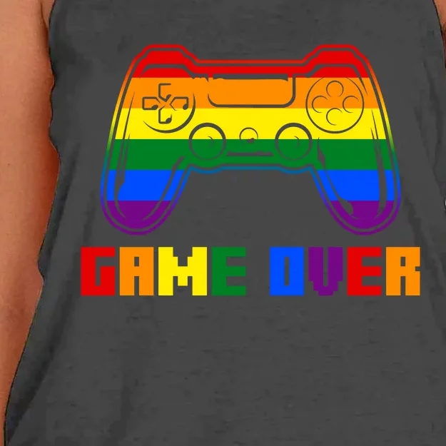 Game Over Women's Knotted Racerback Tank