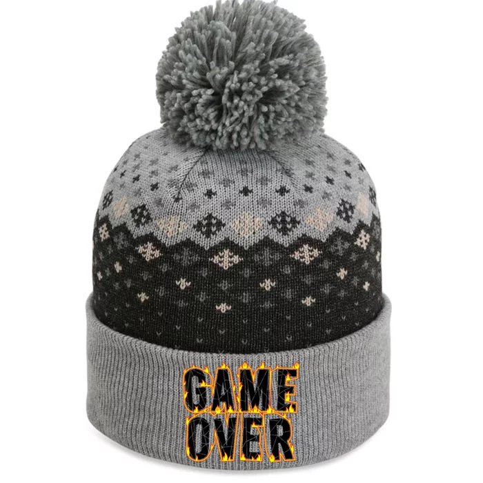 Game Over The Baniff Cuffed Pom Beanie