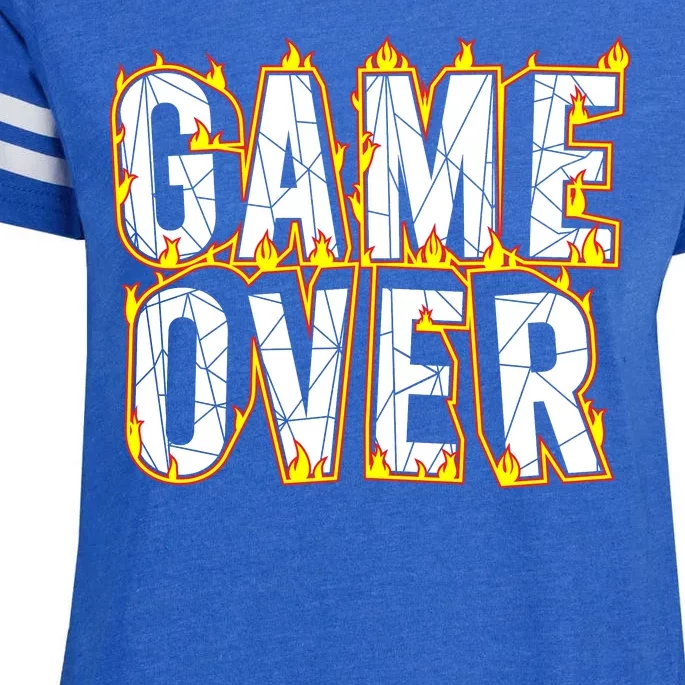 Game Over Enza Ladies Jersey Football T-Shirt