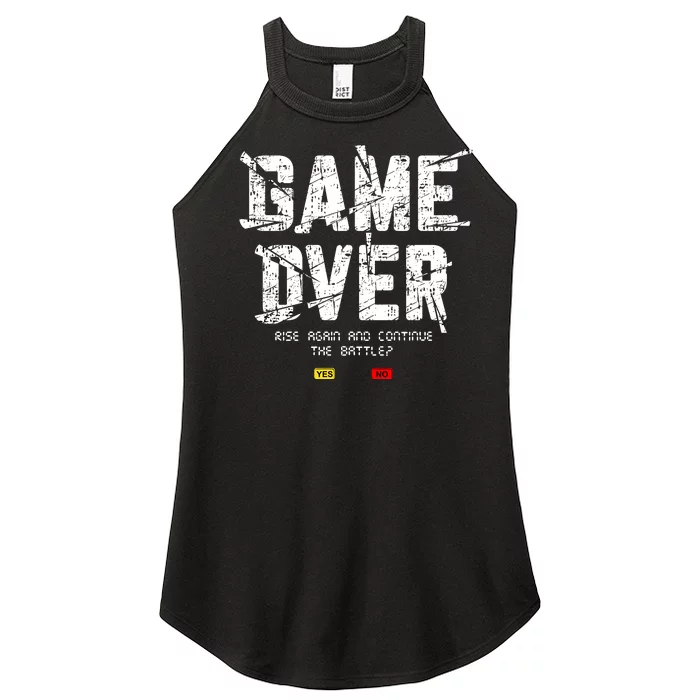 Game Over Women’s Perfect Tri Rocker Tank