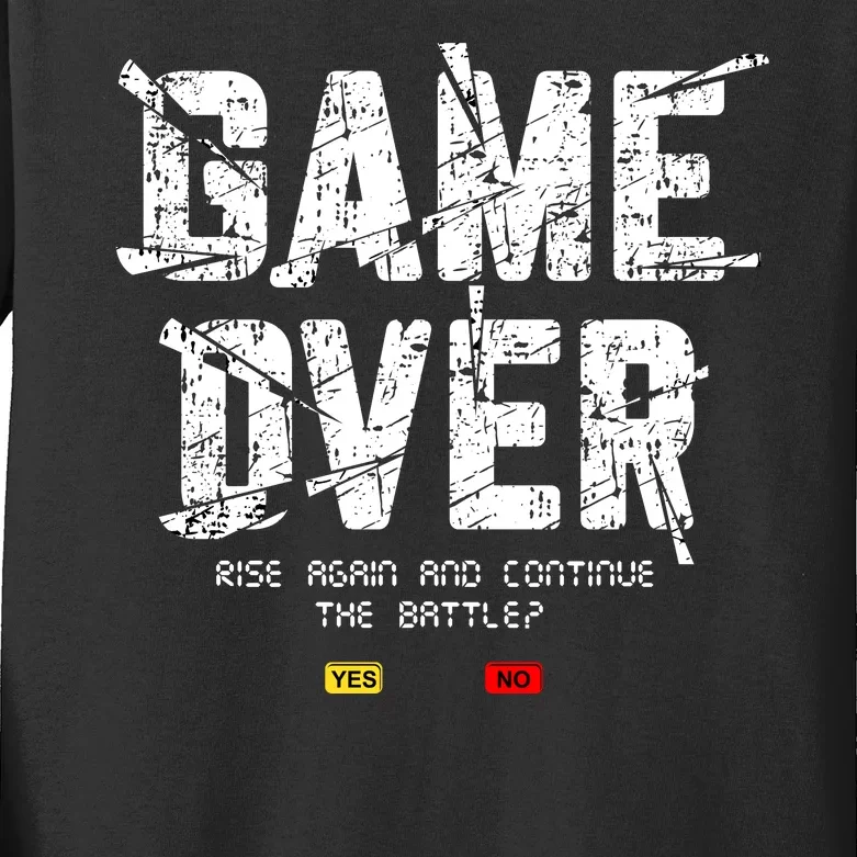 Game Over Kids Long Sleeve Shirt