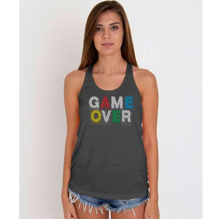 Game Over Women's Knotted Racerback Tank