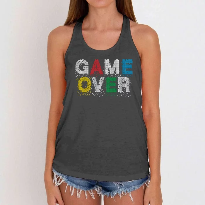 Game Over Women's Knotted Racerback Tank