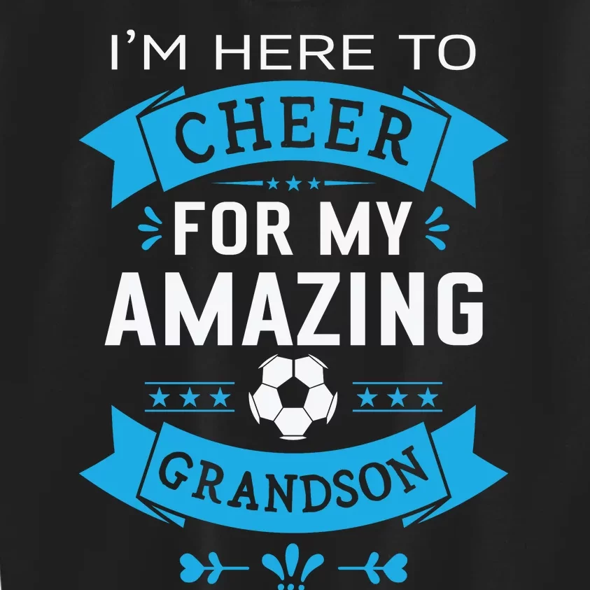 Grandma Or Grandpa Proud Soccer Kids Sweatshirt