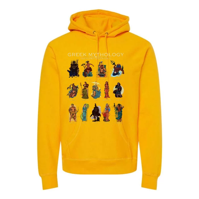 Gods Of Greek Mythology Premium Hoodie