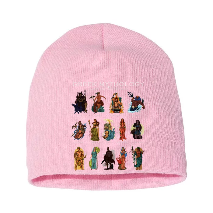 Gods Of Greek Mythology Short Acrylic Beanie