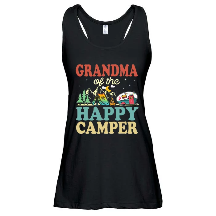 Grandma Of Happy Camper First Birthday Camping Family Ladies Essential Flowy Tank