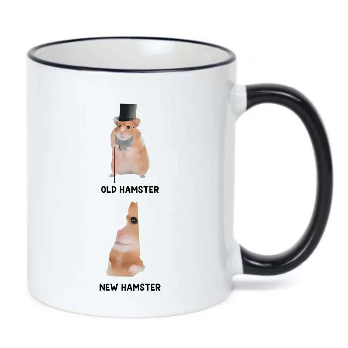 Gotfunny Old Hamster New Hamster Black Color Changing Mug