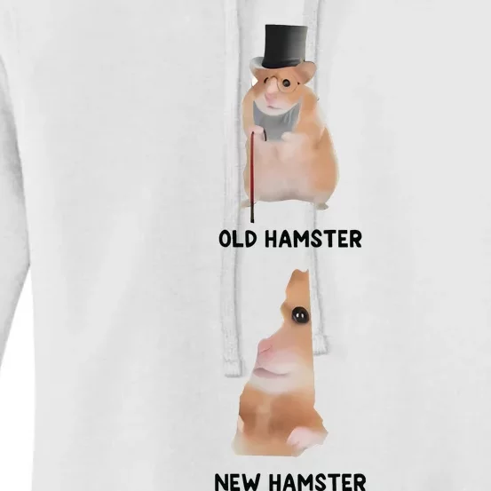 Gotfunny Old Hamster New Hamster Women's Pullover Hoodie