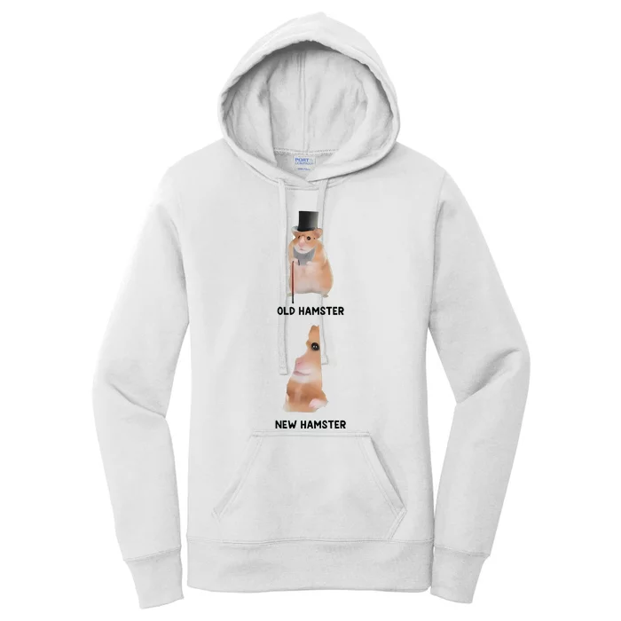 Gotfunny Old Hamster New Hamster Women's Pullover Hoodie