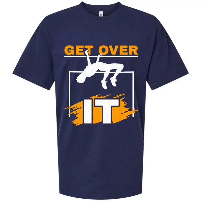 Get Over It High Jumpers Track And Field High Jump Sueded Cloud Jersey T-Shirt