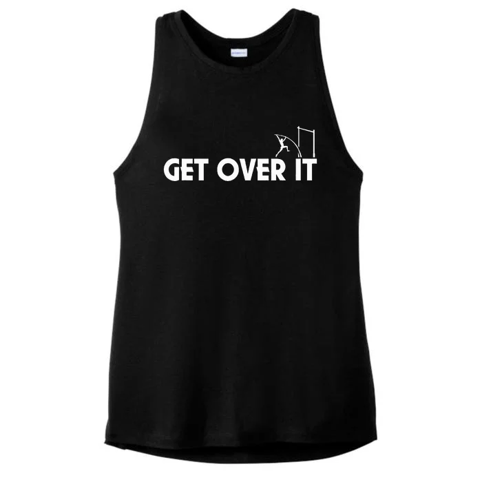 Get Over It Pole Vault Ladies Tri-Blend Wicking Tank