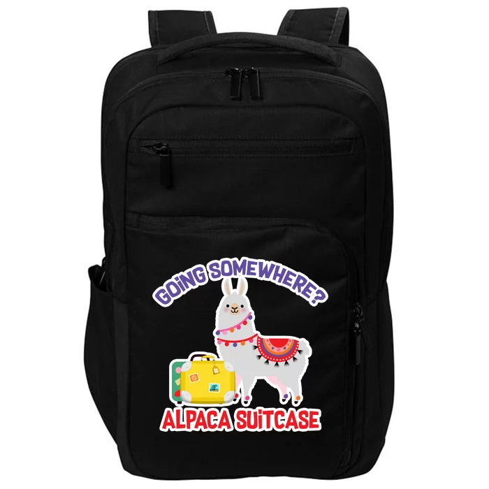 Going Somewhere Alpaca Suitcase Impact Tech Backpack