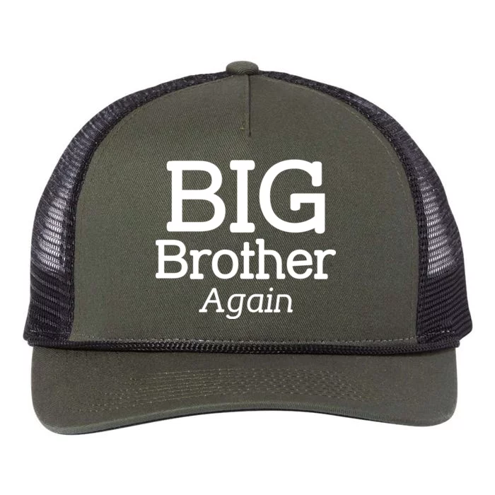 Going to be a Big Brother. Again! Retro Rope Trucker Hat Cap