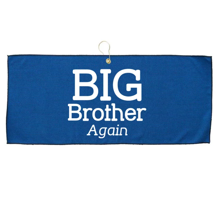 Going to be a Big Brother. Again! Large Microfiber Waffle Golf Towel