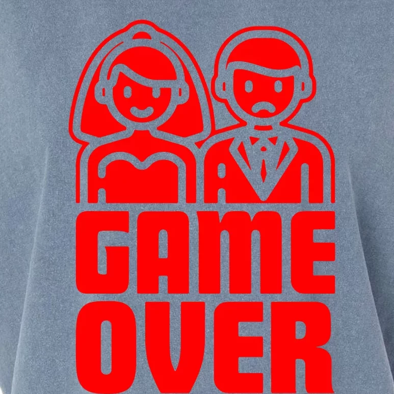 Game Over Jga Garment-Dyed Women's Muscle Tee