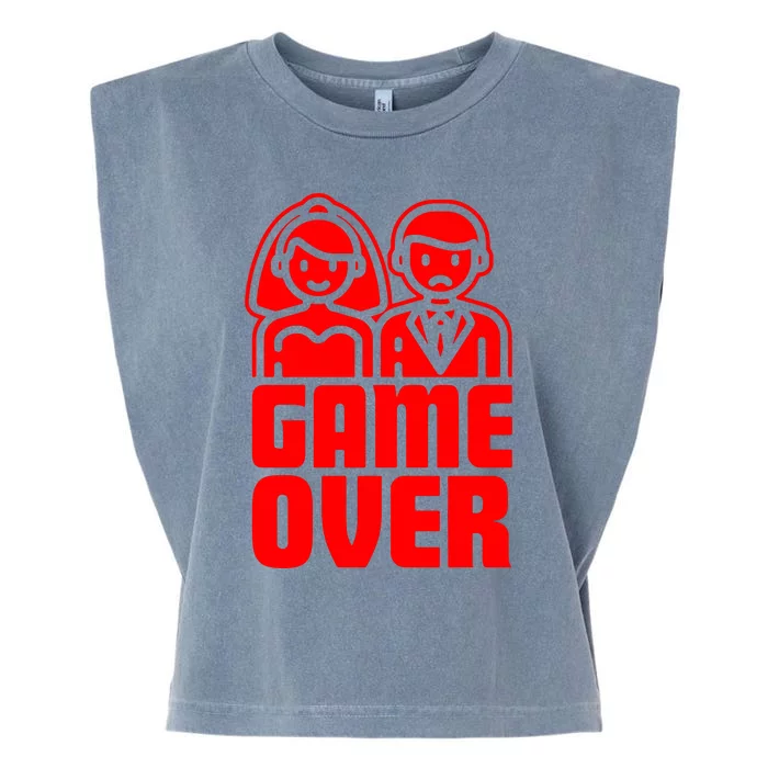 Game Over Jga Garment-Dyed Women's Muscle Tee