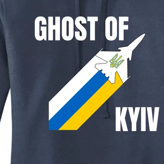 Ghost Of Kyiv Ukraine Fighter Pilot Legend Women's Pullover Hoodie