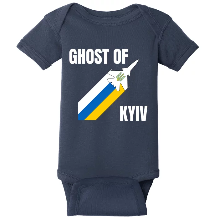 Ghost Of Kyiv Ukraine Fighter Pilot Legend Baby Bodysuit