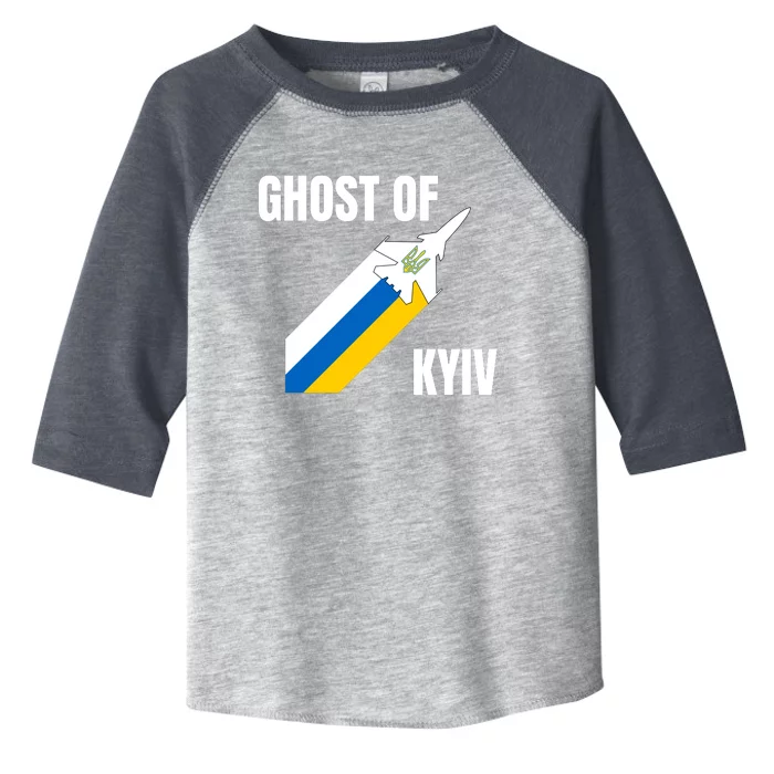 Ghost Of Kyiv Ukraine Fighter Pilot Legend Toddler Fine Jersey T-Shirt