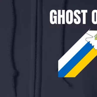 Ghost Of Kyiv Ukraine Fighter Pilot Legend Full Zip Hoodie