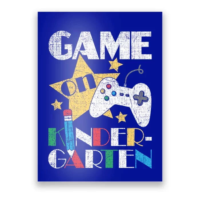 Game On Kindergarten Gift Poster