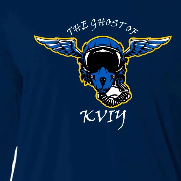 Ghost Of Kyiv Ukraine Fighter Pilot Mask Legend Cooling Performance Long Sleeve Crew