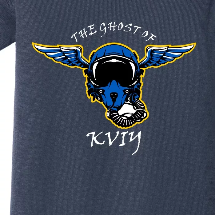 Ghost Of Kyiv Ukraine Fighter Pilot Mask Legend Baby Bodysuit