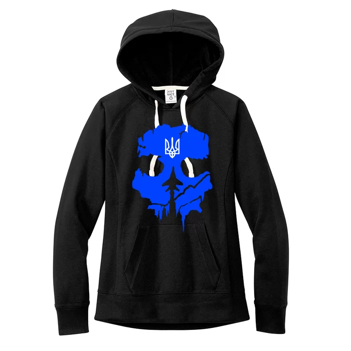 Ghost Of Kyiv Ukraine Women's Fleece Hoodie