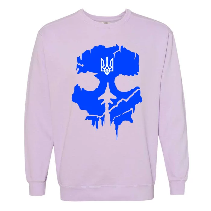 Ghost Of Kyiv Ukraine Garment-Dyed Sweatshirt